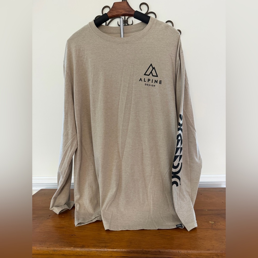 Alpine Design Beige Crew Neck Shirt